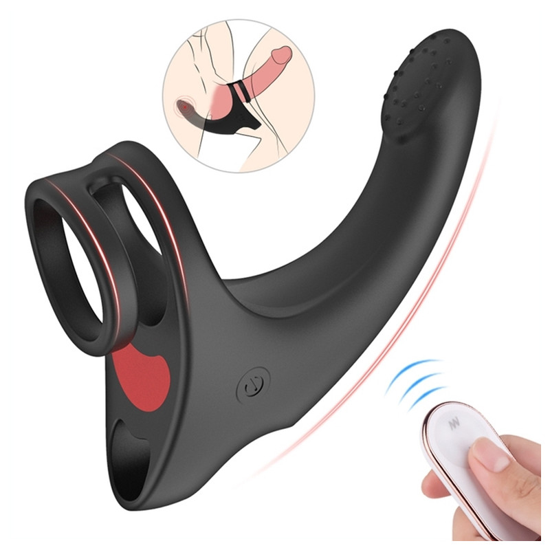 FUKR Cockring et Stimulateur périnée Fingeus 10 x 2.5cm - Anneau 30mm